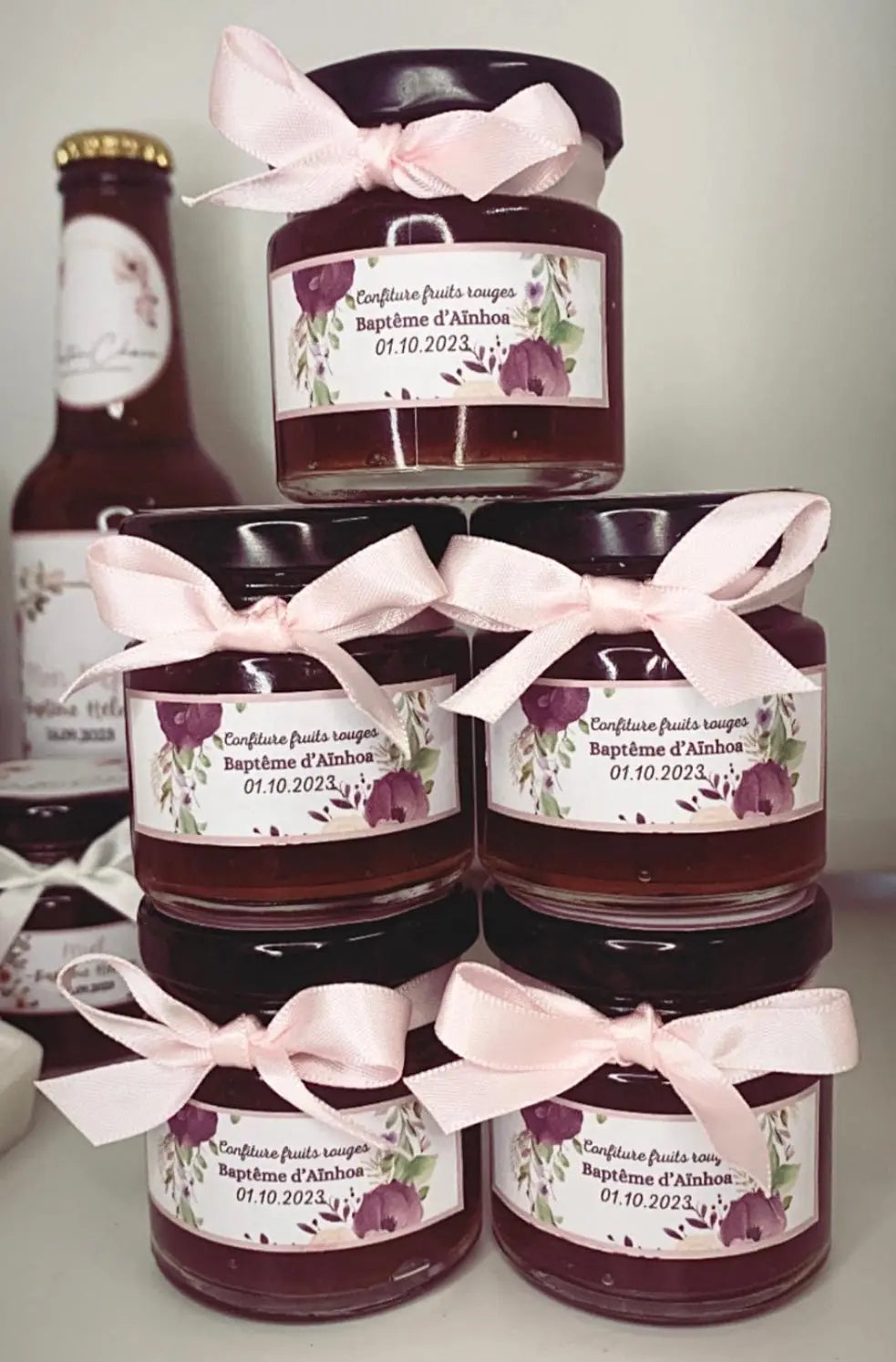 Minis pots de confiture Féetonchoix