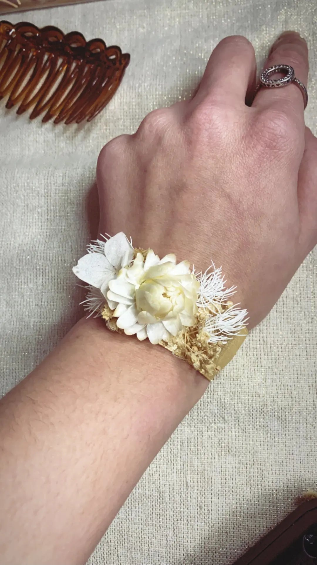 Bracelets fleurs séchées Féetonchoix
