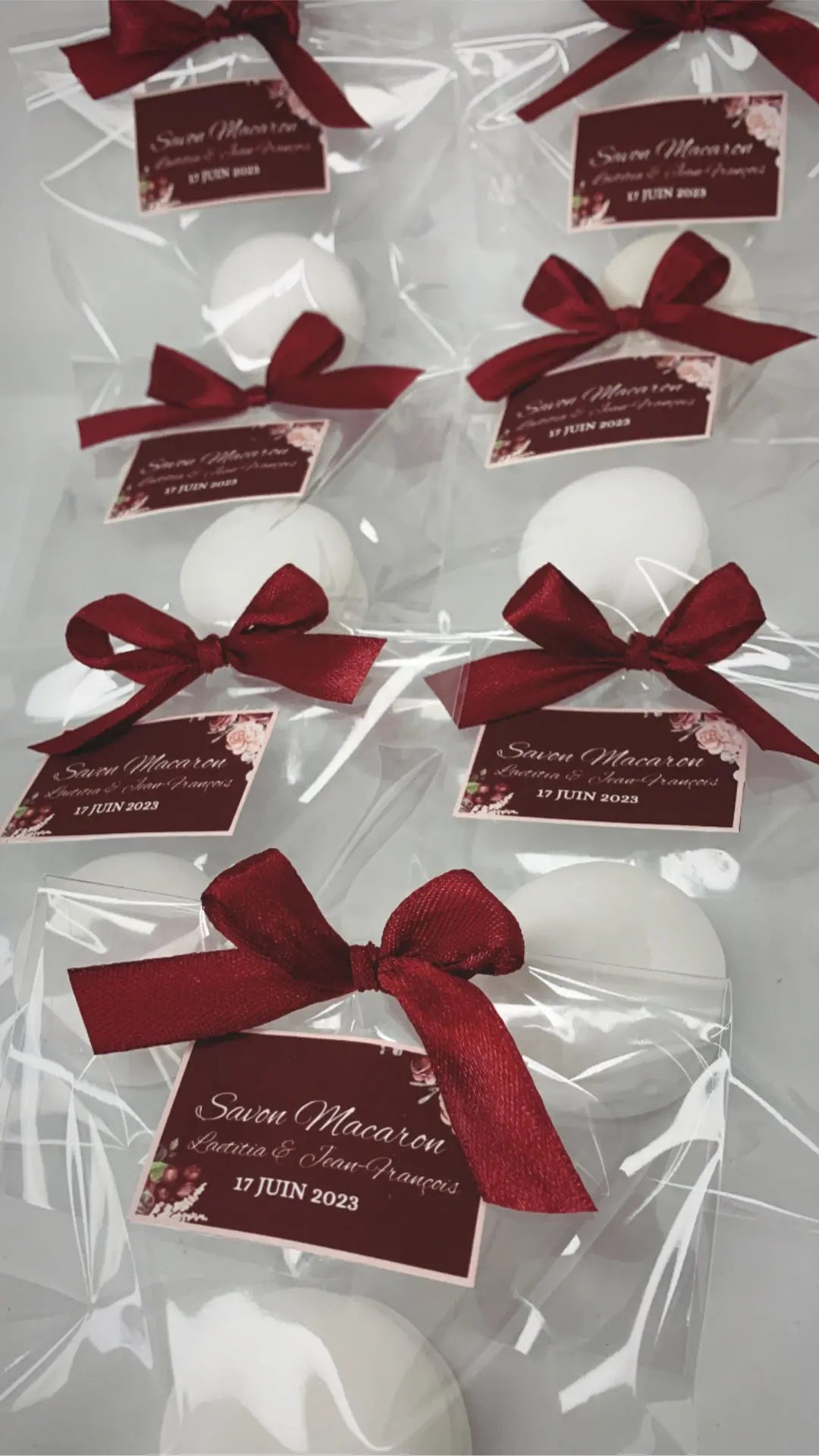 Mini savons macarons Féetonchoix