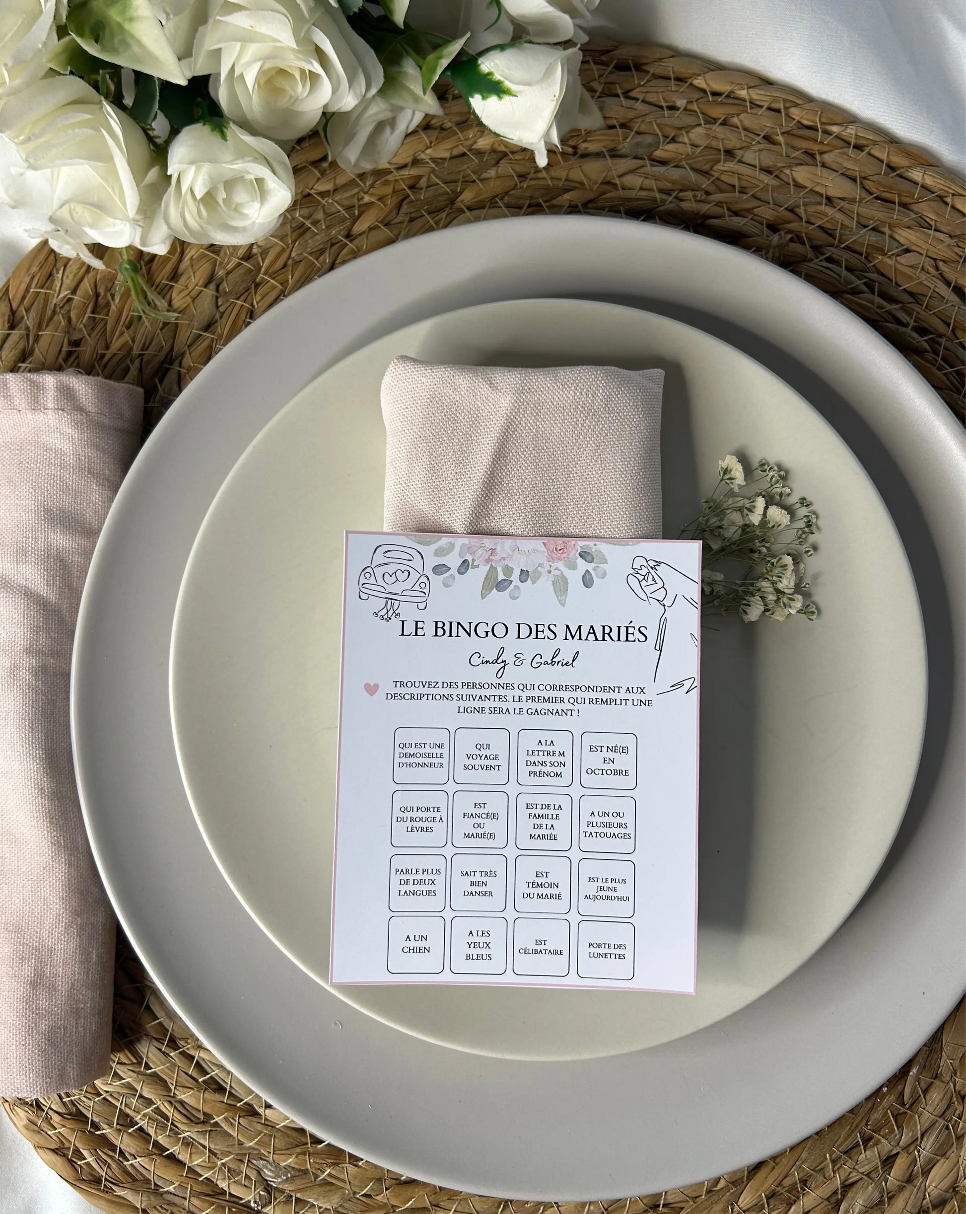 Bingo des mariés Féetonchoix