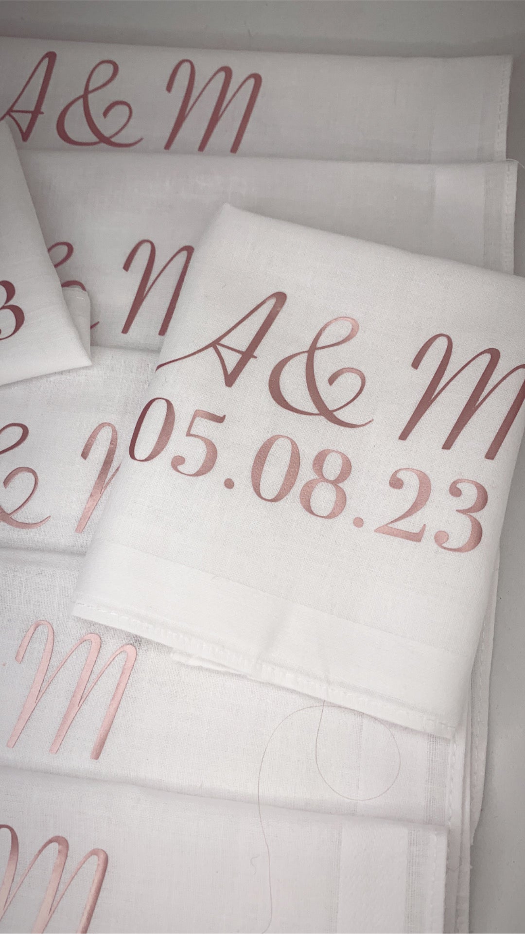 Serviettes de table personnalisées