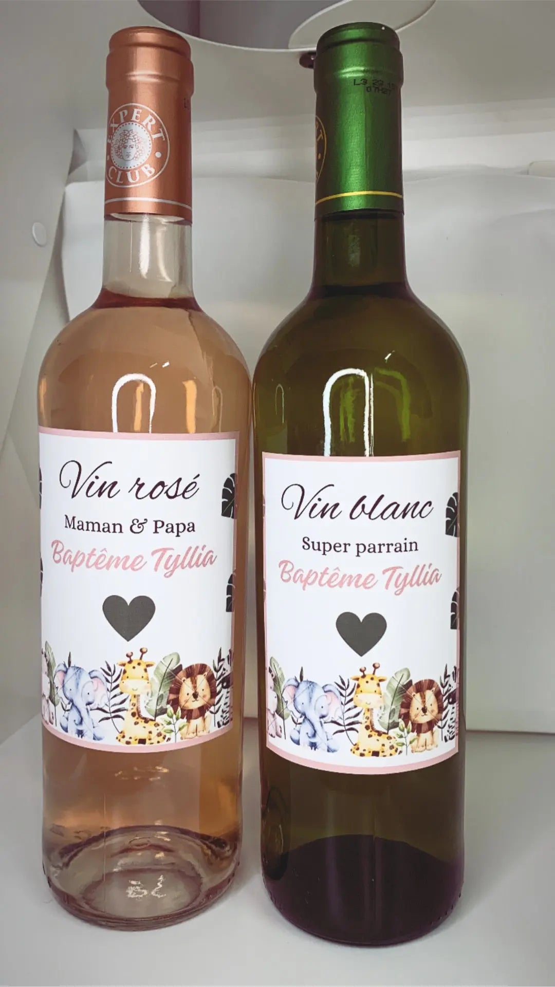 Bouteille de vin personnalisée Féetonchoix