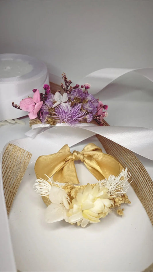 Bracelets fleurs séchées Féetonchoix