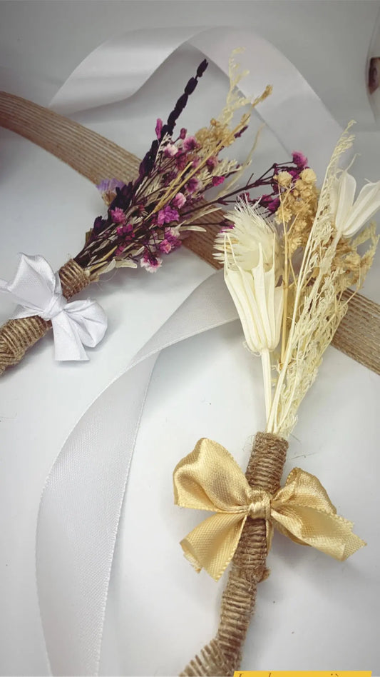 Boutonnière mariage Féetonchoix